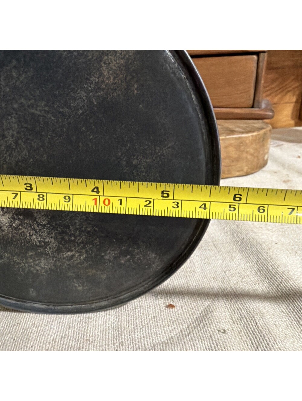 Antique 1800s Primitive Small Tin Berry Bucket Lunch Pail W/ Tight Lid Farmhouse - Picture 13 of 14